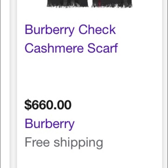 Burberry Scarf, Lightweight Check Wool Silk Scarf, Brand New with Tags in bag - Picture 8 of 8